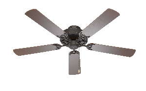 Trans Globe Lighting-F-1001 ROB-Harbour - 52 Inch Ceiling Fan   Rubbed Oil Bronze Finish with Walnut Blade Finish